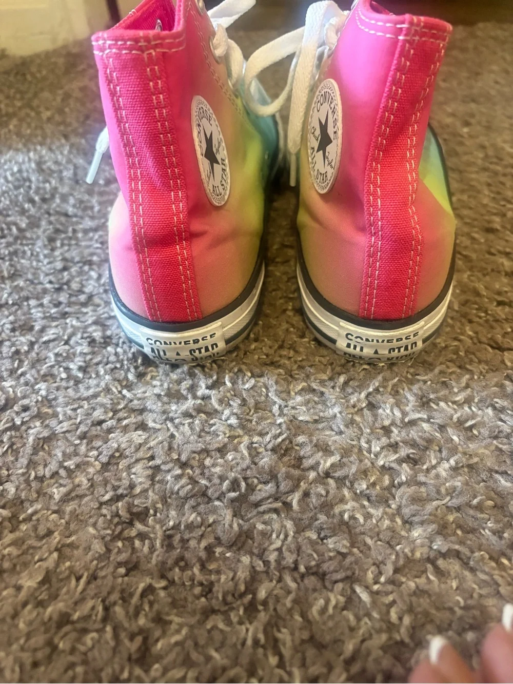 Converse Kids High-Top Sneakers - Pink, Green, Blue
